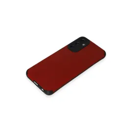 Newface Samsung Galaxy A05S Kılıf Loop Deri Silikon - Kırmızı