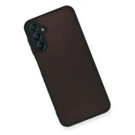 Newface Samsung Galaxy A15 4G Kılıf Montreal Silikon Kapak - Siyah