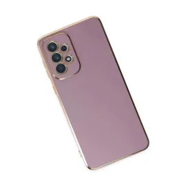 Newface Samsung Galaxy A73 5G Kılıf Volet Silikon - Mor