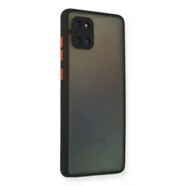 Newface Samsung Galaxy A81 / Note 10 Lite Kılıf Montreal Silikon Kapak - Siyah