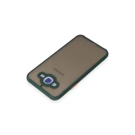 Newface Samsung Galaxy J7 Kılıf Montreal Silikon Kapak - Yeşil