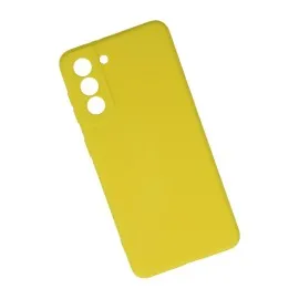 Newface Samsung Galaxy S21 Kılıf Nano Içi Kadife Silikon - Sarı