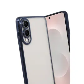 Newface Samsung Galaxy S25 Edge Razer Lensli Silikon - Lacivert