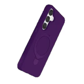 Newface Samsung Galaxy S25 Regal Magsafe Standlı Kapak - Derin Mor