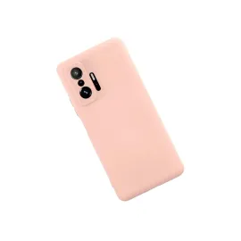 Newface Xiaomi Mi 11T Pro Kılıf Nano Içi Kadife Silikon - Pudra