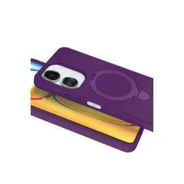 Newface Xiaomi Redmi 13C Regal Magsafe Standlı Kapak - Derin Mor