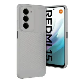 Newface Xiaomi Redmi 15 4G Auto Focus Karbon Kapak - Gri