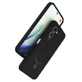 Newface Xiaomi Redmi 15 4G Regal Magsafe Standlı Kapak - Siyah