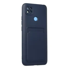 Newface Xiaomi Redmi 9C Kılıf Kelvin Kartvizitli Silikon - Lacivert