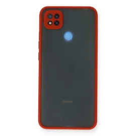 Newface Xiaomi Redmi 9C Kılıf Montreal Silikon Kapak - Kırmızı