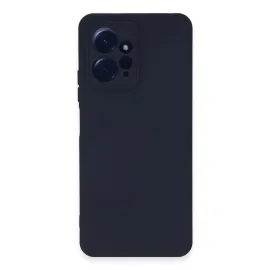 Newface Xiaomi Redmi Note 12 4G Kılıf Nano Içi Kadife Silikon - Lacivert