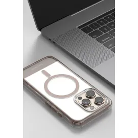 Onegif Apple Iphone 15 Hulk Magsafe Kapak - Beyaz