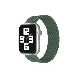 Newface Apple Watch 38mm Ayarlı Solo Silikon Kordon - Haki Yeşil