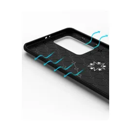 Newface Huawei P40 Pro Kılıf Range Yüzüklü Silikon - Siyah