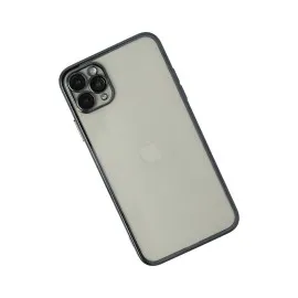 Newface Iphone 11 Pro Max Kılıf Razer Lensli Silikon - Siyah