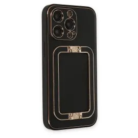 Newface Iphone 13 Pro Kılıf Coco Elit Kapak - Siyah