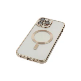 Newface Iphone 14 Pro Kılıf Kross Magneticsafe Kapak - Gold