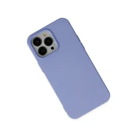 Newface Iphone 14 Pro Kılıf Nano Içi Kadife Silikon - Lila