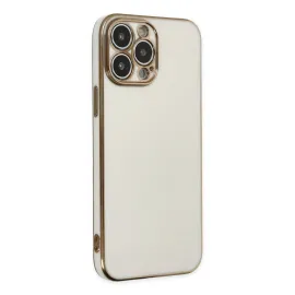 Newface Iphone 15 Pro Max Kılıf Volet Silikon - Beyaz