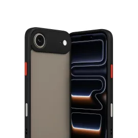 Newface Iphone 17 Air Kılıf Montreal Silikon Kapak - Siyah