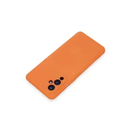 Newface One Plus 9 Kılıf Nano Içi Kadife Silikon - Turuncu