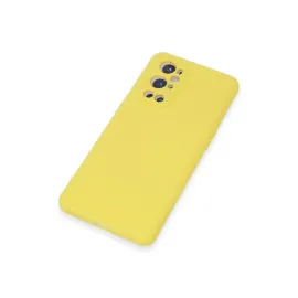 Newface One Plus 9 Pro Kılıf Nano Içi Kadife Silikon - Sarı
