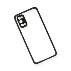 Newface Realme 7 Pro Kılıf Miami Şeffaf Silikon - Siyah