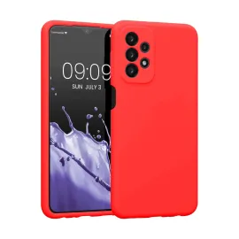 Newface Samsung Galaxy A23 4G Kılıf First Silikon - Kırmızı