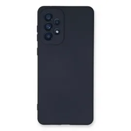 Newface Samsung Galaxy A33 5G Kılıf Nano Içi Kadife Silikon - Lacivert