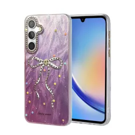 Newface Samsung Galaxy A34 5G Kılıf Blade Aynalı Desenli Kapak - Desen 1