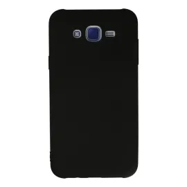Newface Samsung Galaxy J7 Kılıf Nano Içi Kadife Silikon - Siyah