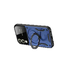 Newface Samsung Galaxy S25 Fe Kılıf Joy Lens Standlı Kapak - Lacivert