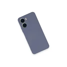 Newface Vivo Y16 Kılıf Nano Içi Kadife Silikon - Gri