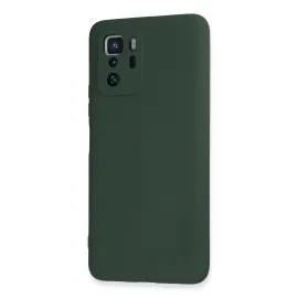 Newface Xiaomi Poco X3 Gt Kılıf Nano Içi Kadife Silikon - Koyu Yeşil