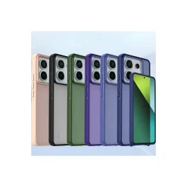 Newface Xiaomi Redmi Note 13 Pro 5G Kılıf Elegant Kapak - Pudra