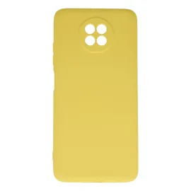 Newface Xiaomi Redmi Note 9 5G Kılıf Nano Içi Kadife Silikon - Sarı