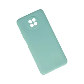 Newface Xiaomi Redmi Note 9 5G Kılıf Nano Içi Kadife Silikon - Turkuaz