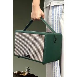 Konfulon F32 2X50W Sürücülü 2 Adet Mikrofonlu Bt 5.2 Kablosuz Hoparlör - Siyah