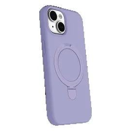 Newface Apple Iphone 15 Plus Regal Magsafe Standlı Kapak - Lila