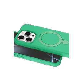 Newface Apple Iphone 15 Pro Max Regal Magsafe Standlı Kapak - Yeşil