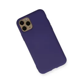 Newface Iphone 11 Pro Kılıf Nano Içi Kadife Silikon - Mor