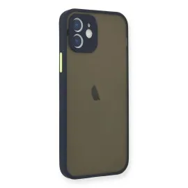 Newface Iphone 12 Mini Kılıf Montreal Silikon Kapak - Lacivert