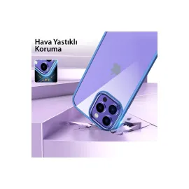 Newface Iphone 14 Pro Max Kılıf Power Silikon - Mavi