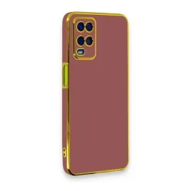 Newface Oppo A54 4G Kılıf Volet Silikon - Kırmızı