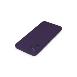 Newface Realme C35 Kılıf Nano Içi Kadife Silikon - Mor
