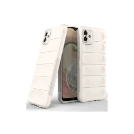 Newface Samsung Galaxy A04E Kılıf Optimum Silikon - Krem