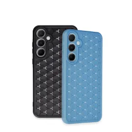 Newface Samsung Galaxy A15 4G Kılıf Petek Silikon Kapak - Koyu Yeşil