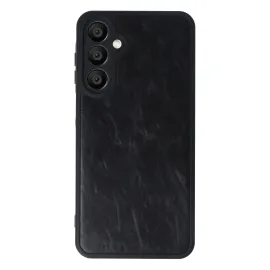 Newface Samsung Galaxy A16 5G Kılıf Aras Deri Kapak - Siyah