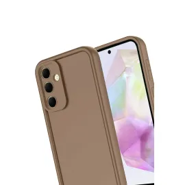 Newface Samsung Galaxy A17 5G Viera Silikon - Kahverengi