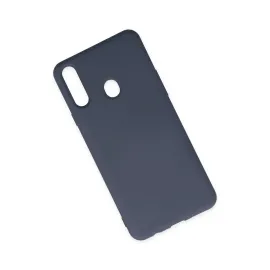 Newface Samsung Galaxy A20S Kılıf Nano Içi Kadife Silikon - Gri